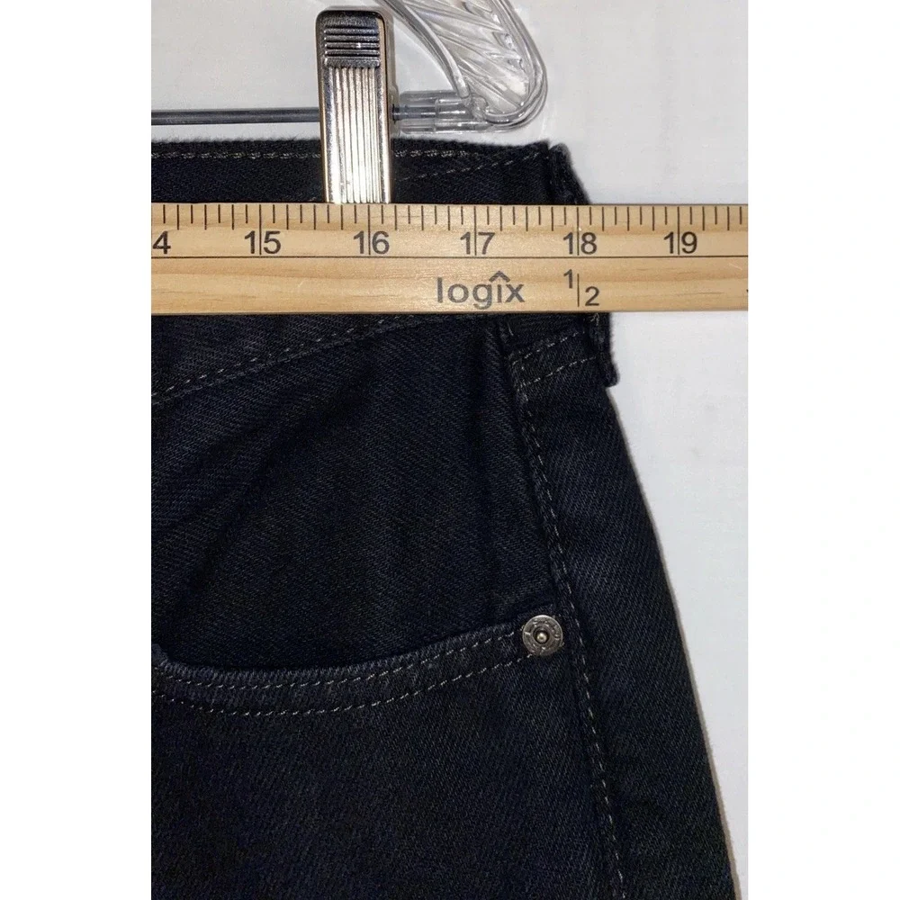 Levis Mens 505 Regular Fit Straight‎ Leg Jeans W36 L34 Black Denim